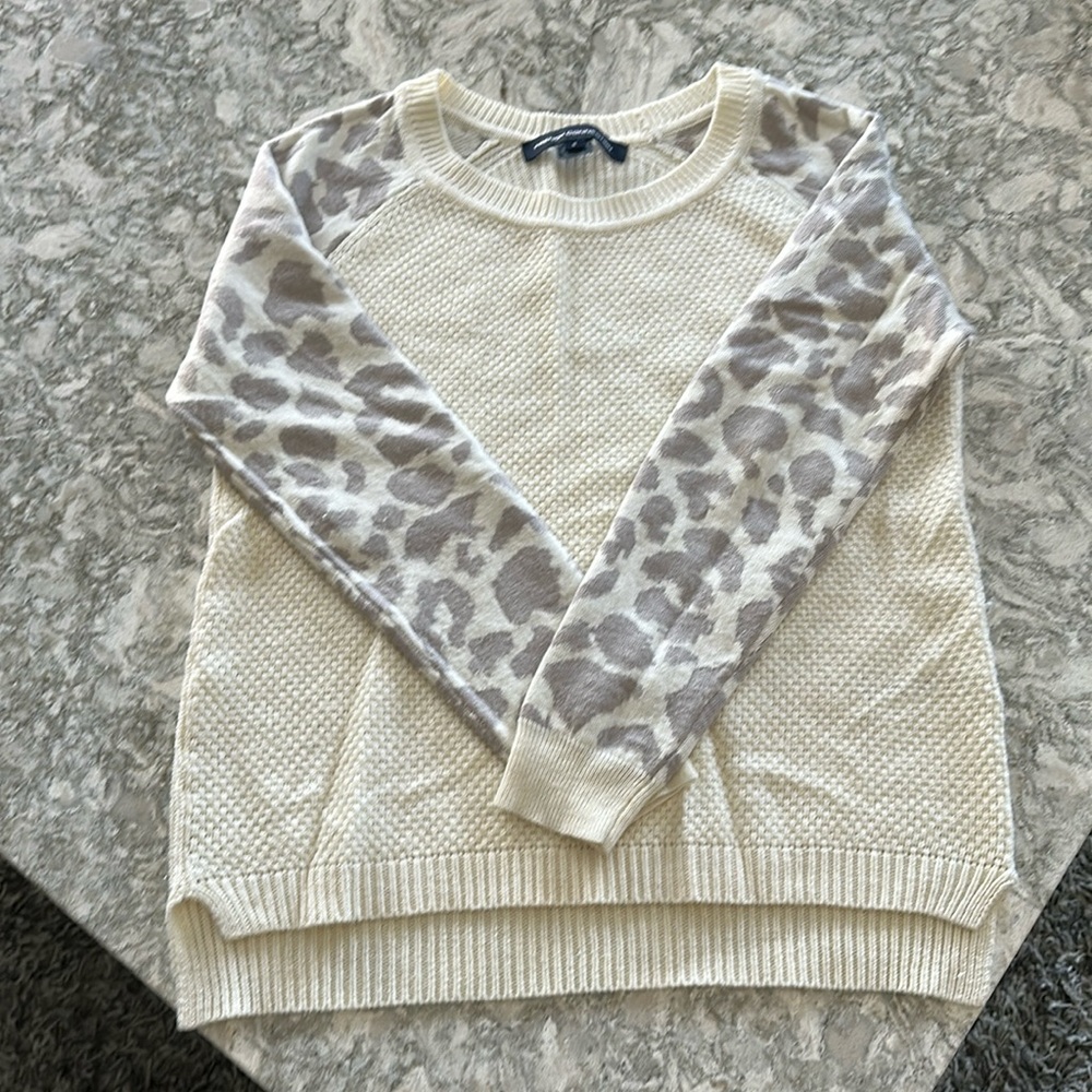 French Connection Sweater Ivory Size Small